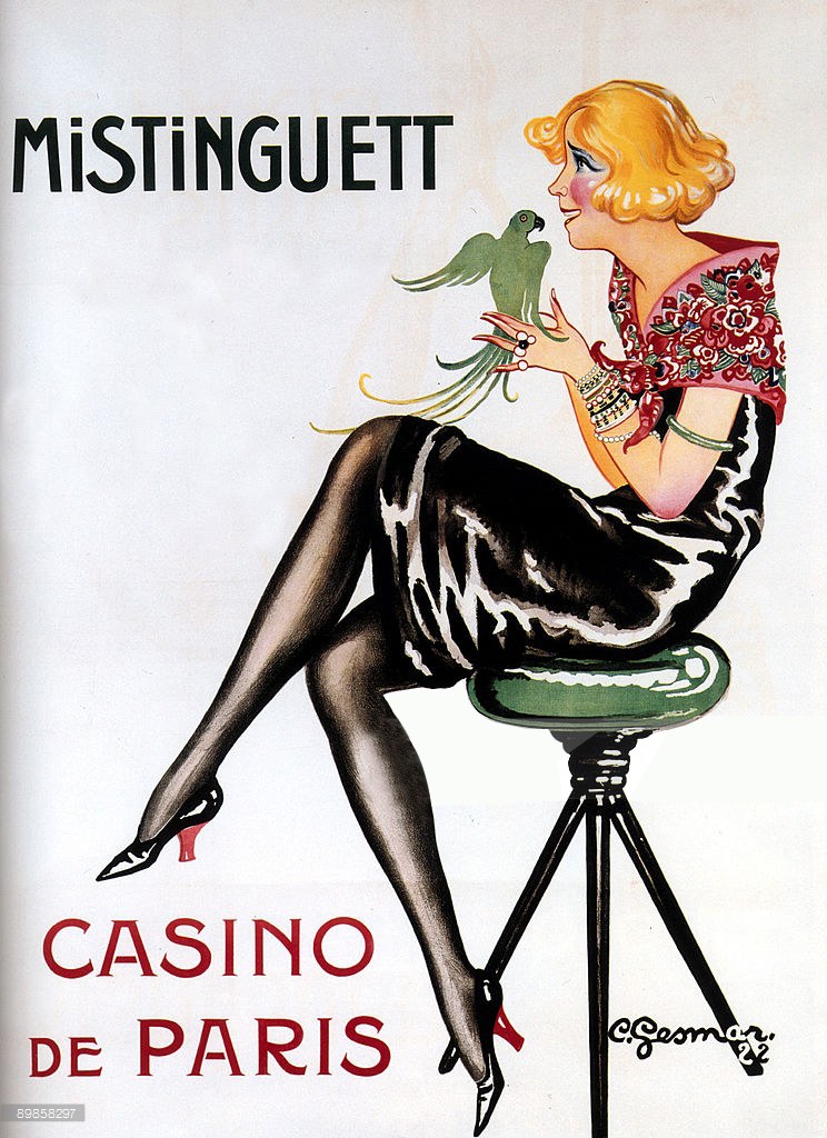 Mistinguett - manifesto di Charles Gesmar, 1922