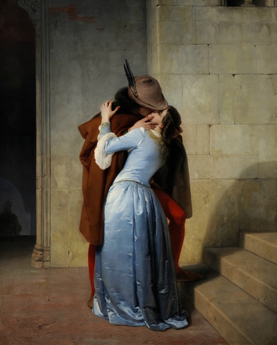 Il Bacio - Francesco Hayez, 1859, Pinacoteca di Brera, Milano