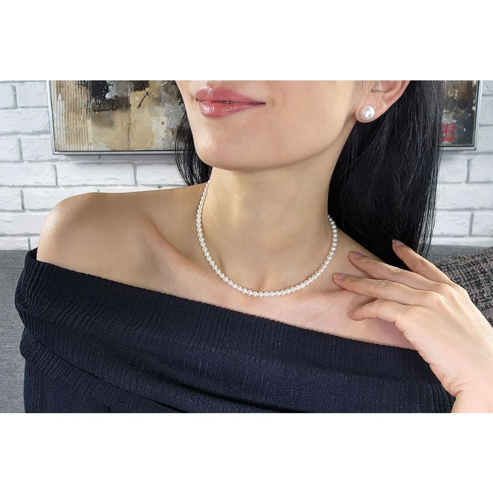 Collana Lunga 120 Cm Con Perle D'Acqua Dolce Multicolori 7-8 Mm - Treasure Bay, Fatte A Mano In Scatola Regalo - 2