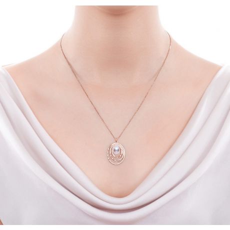 Set Gioielli 3 Pezzi Kadina Paris – Collana, Orecchini E Bracciale Con Perle E Giada, Placcato Oro - Foto 2