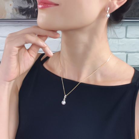 Set Gioielli 3 Pezzi Kadina Paris – Collana, Orecchini E Bracciale Con Perle E Giada, Placcato Oro - Foto 4