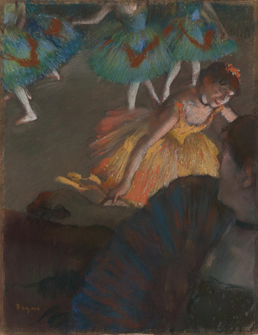Balletto visto da un palco - Edgar Degas, 1884 circa